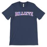 BILLIEVE  Athletic Tiger Stripe Buffalo Football Fan  T-Shirt