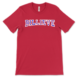 BILLIEVE  Athletic Tiger Stripe Buffalo Football Fan  T-Shirt