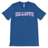 BILLIEVE  Athletic Tiger Stripe Buffalo Football Fan  T-Shirt