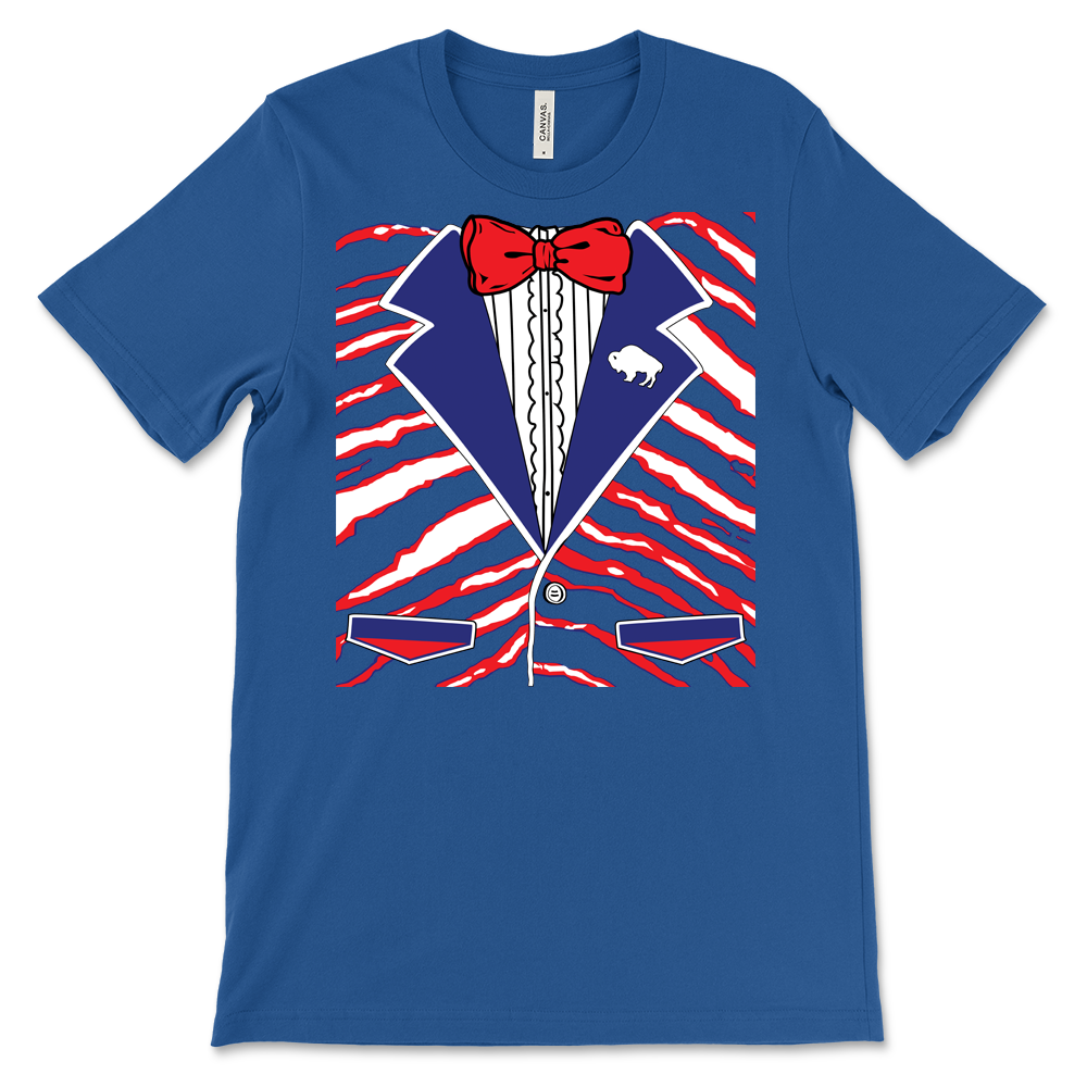 BUFFALO FOOTBALL FAN - faux Tuxedo T-Shirt – CelebrateBuffalo