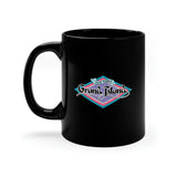 GRAND ISLAND New York - retro 80s & 90s theme park logo style 11oz Ceramic Mug