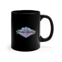 GRAND ISLAND New York - retro 80s & 90s theme park logo style 11oz Ceramic Mug