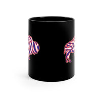 Crazy Striped Buffalo - 90's retro football fan - 11oz Ceramic Mug