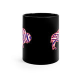 Crazy Striped Buffalo - 90's retro football fan - 11oz Ceramic Mug