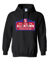 WELCOME TO ALLENTOWN - Buffalo Football Fan Hooded Sweatshirt