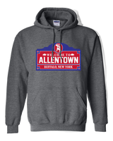 WELCOME TO ALLENTOWN - Buffalo Football Fan Hooded Sweatshirt