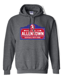 WELCOME TO ALLENTOWN - Buffalo Football Fan Hooded Sweatshirt