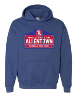 WELCOME TO ALLENTOWN - Buffalo Football Fan Hooded Sweatshirt