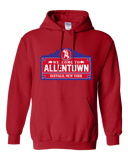 WELCOME TO ALLENTOWN - Buffalo Football Fan Hooded Sweatshirt
