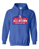 WELCOME TO ALLENTOWN - Buffalo Football Fan Hooded Sweatshirt