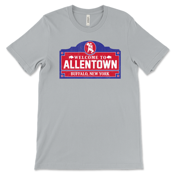 WELCOME TO ALLENTOWN - Buffalo Football Fan T-Shirt