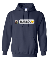 BUFFALOL - Buffalo text bubble -  Hooded Sweatshirt