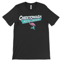 CHEEKTOWAGA NEW YORK "pink flamingo lawn ornament" - T-shirt