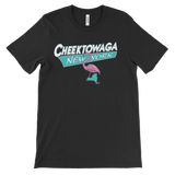 CHEEKTOWAGA NEW YORK "pink flamingo lawn ornament" - T-shirt