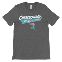 CHEEKTOWAGA NEW YORK "pink flamingo lawn ornament" - T-shirt