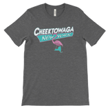 CHEEKTOWAGA NEW YORK "pink flamingo lawn ornament" - T-shirt