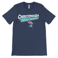 CHEEKTOWAGA NEW YORK "pink flamingo lawn ornament" - T-shirt