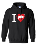 I LOVE BUFFALO "Classic Heart Logo" -  Hooded Sweatshirt