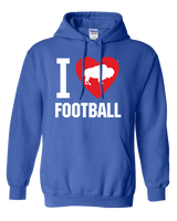 I LOVE BUFFALO FOOTBALL -  Hooded Sweatshirt