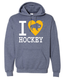 I LOVE BUFFALO HOCKEY -  Hooded Sweatshirt