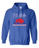 DON'T STOP BILLIEVIN' - Buffalo NY Football retro Hooded Sweatshirt