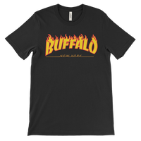 FLAMING BUFFALO NEW YORK "retro sk8" - T-shirt