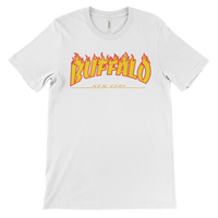 FLAMING BUFFALO NEW YORK "retro sk8" - T-shirt