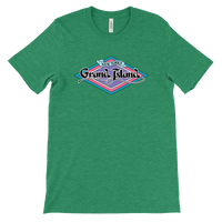 GRAND ISLAND New York - retro 80s & 90s theme park logo style - T-shirt