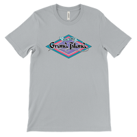 GRAND ISLAND New York - retro 80s & 90s theme park logo style - T-shirt