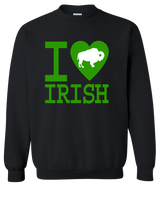 I LOVE BUFFALO IRISH -  Crewneck Sweatshirt