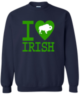 I LOVE BUFFALO IRISH -  Crewneck Sweatshirt