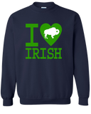 I LOVE BUFFALO IRISH -  Crewneck Sweatshirt
