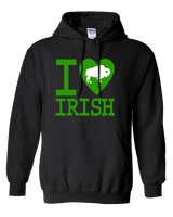 I LOVE BUFFALO IRISH -  Hooded Sweatshirt