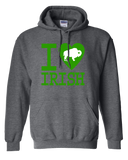 I LOVE BUFFALO IRISH -  Hooded Sweatshirt