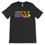 LIFE'S A BUFFALO - retro tropical beach theme - T-shirt