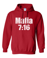 MAFIA 7:16 - retro wrestling style - Hooded Sweatshirt