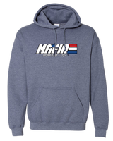 MAFIA - Buffalo USA - patriotic stripes 80s 90s retro football fan NY Hooded Sweatshirt