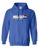 MAFIA - Buffalo USA - patriotic stripes 80s 90s retro football fan NY Hooded Sweatshirt