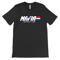 MAFIA - Buffalo USA - patriotic stripes 80s 90s retro football fan NY T-Shirt