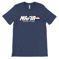 MAFIA - Buffalo USA - patriotic stripes 80s 90s retro football fan NY T-Shirt