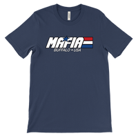 MAFIA - Buffalo USA - patriotic stripes 80s 90s retro football fan NY T-Shirt