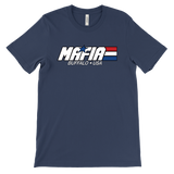 MAFIA - Buffalo USA - patriotic stripes 80s 90s retro football fan NY T-Shirt