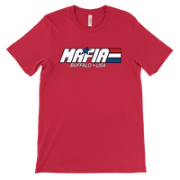 MAFIA - Buffalo USA - patriotic stripes 80s 90s retro football fan NY T-Shirt