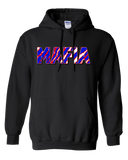 MAFIA - Retro 90s Wild Buffalo Football Fan Stripe - Hooded Sweatshirt