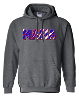 MAFIA - Retro 90s Wild Buffalo Football Fan Stripe - Hooded Sweatshirt