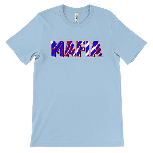 MAFIA - retro 90s wild Buffalo football fan stripe - T-shirt