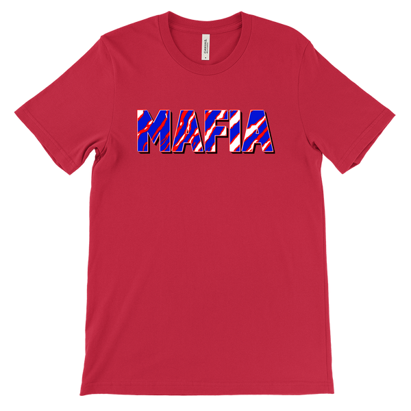 MAFIA - retro 90s wild Buffalo football fan stripe - T-shirt