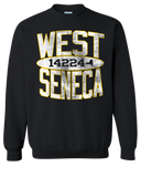 WEST SENECA NEW YORK 14224 - retro distressed - crewneck sweatshirt