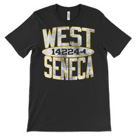 WEST SENECA NEW YORK 14224 - retro distressed - T-shirt