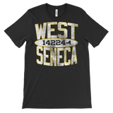 WEST SENECA NEW YORK 14224 - retro distressed - T-shirt
